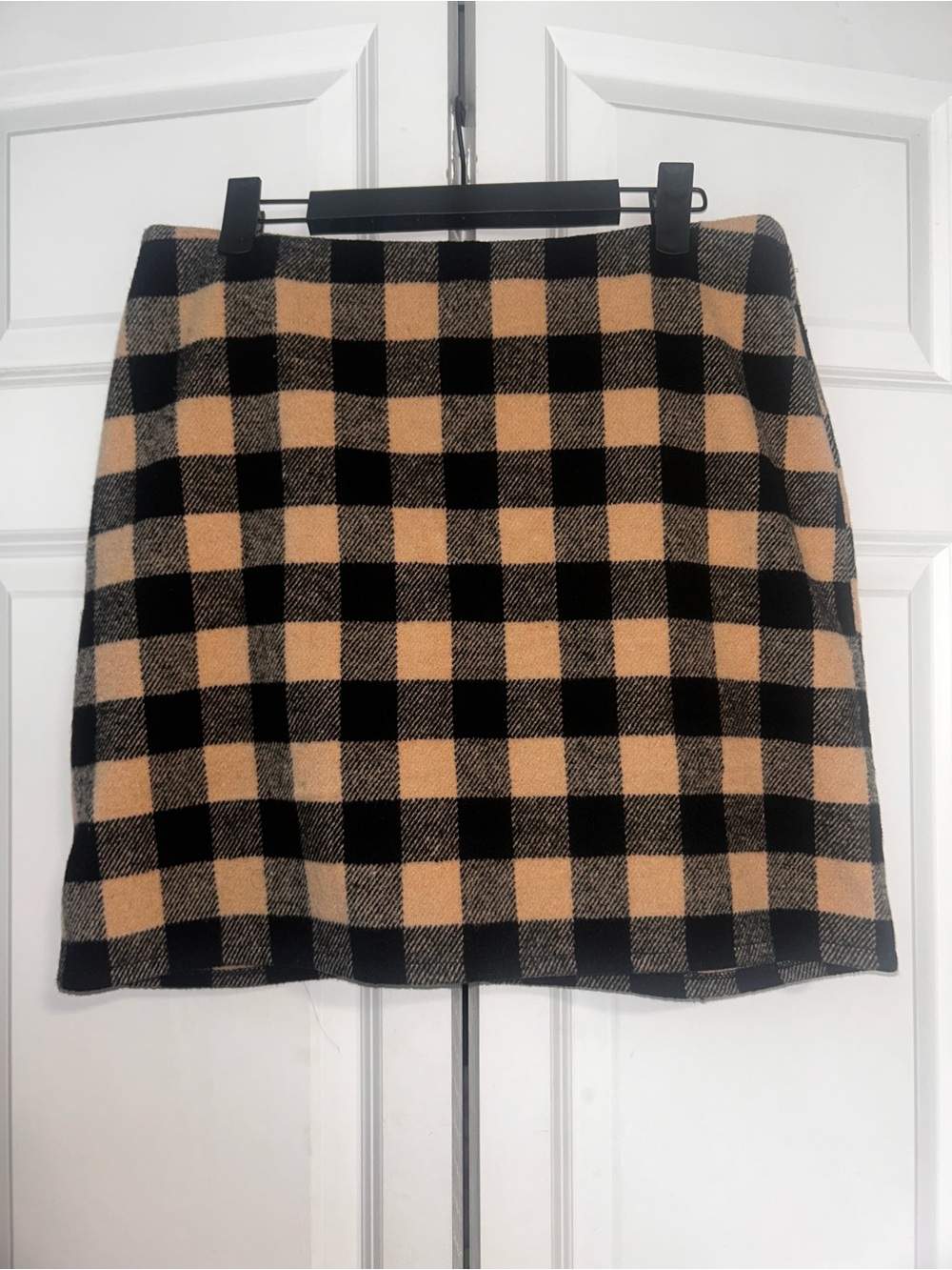 Primark Buffalo plaid Black and Beige Check Mini Skirt